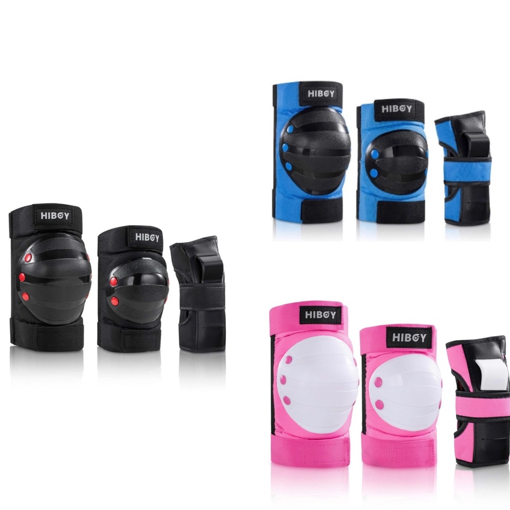 Knee Pads for Kids, Knee pads and Elbow Pads Wrist Guards, Protective Gear Set
